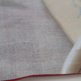 Individual de mesa individual com foto de sanduíche