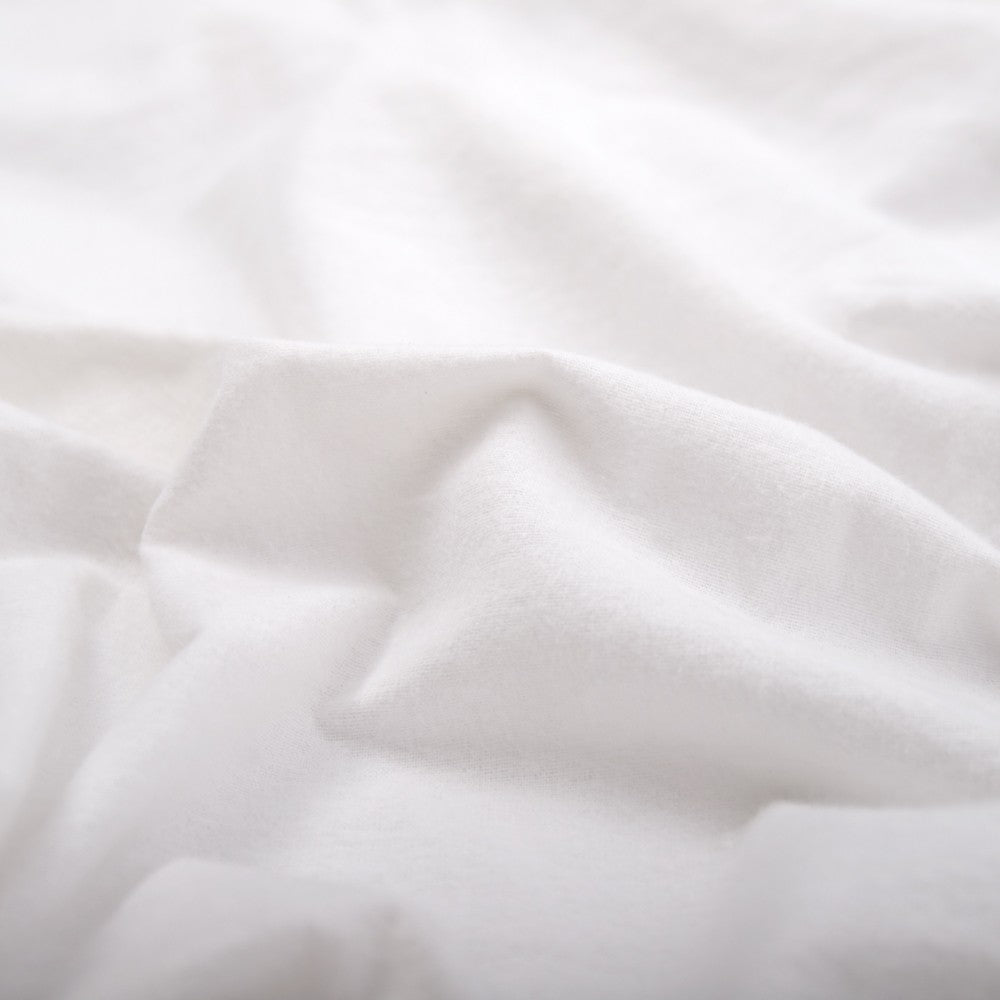 SÁBANAS BAJERAS FRANELA BLANCA