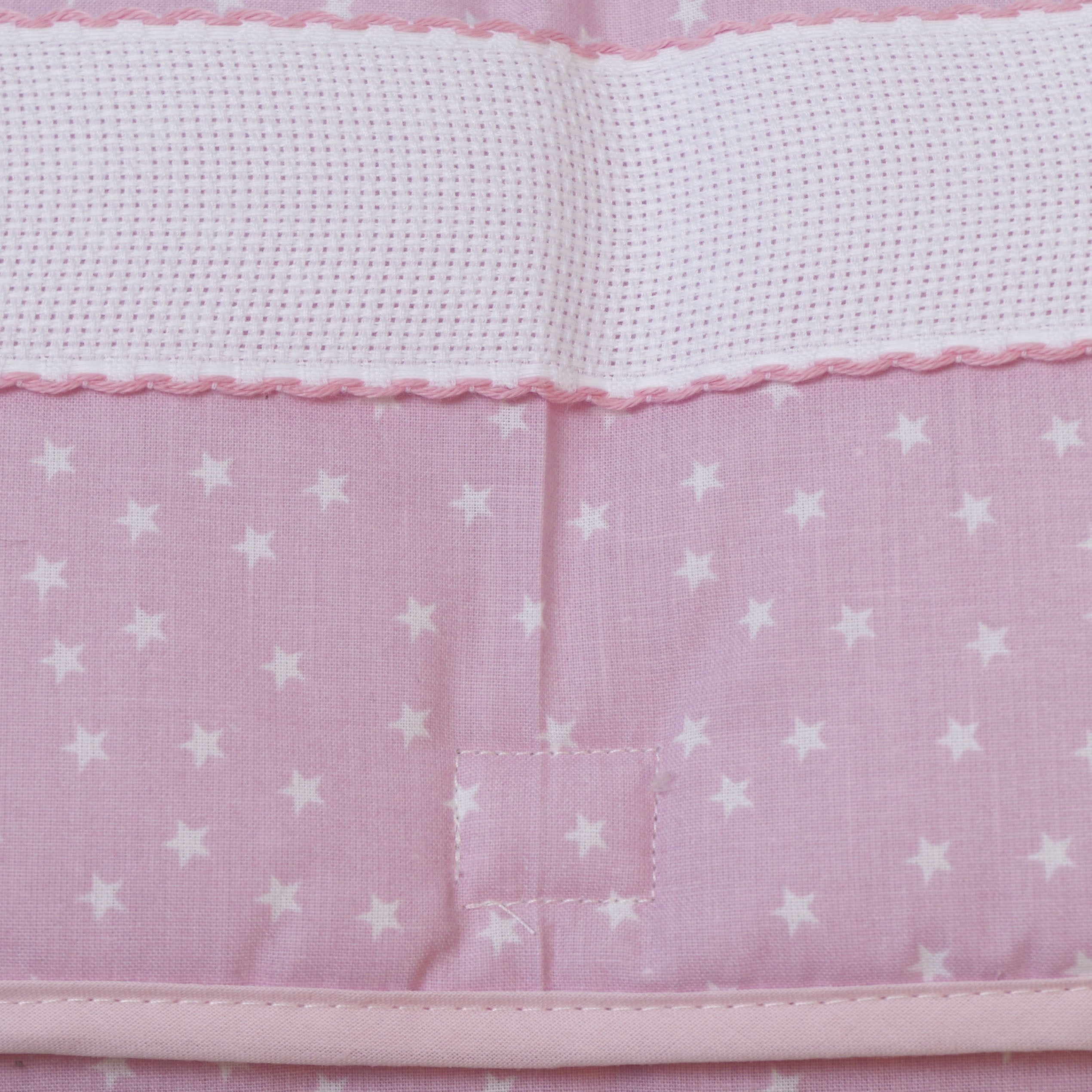 Cambiador plegable panamá estrellas bco/rosa