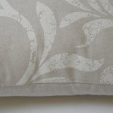 Funda de cojín 43x43 loneta estampada c/lino