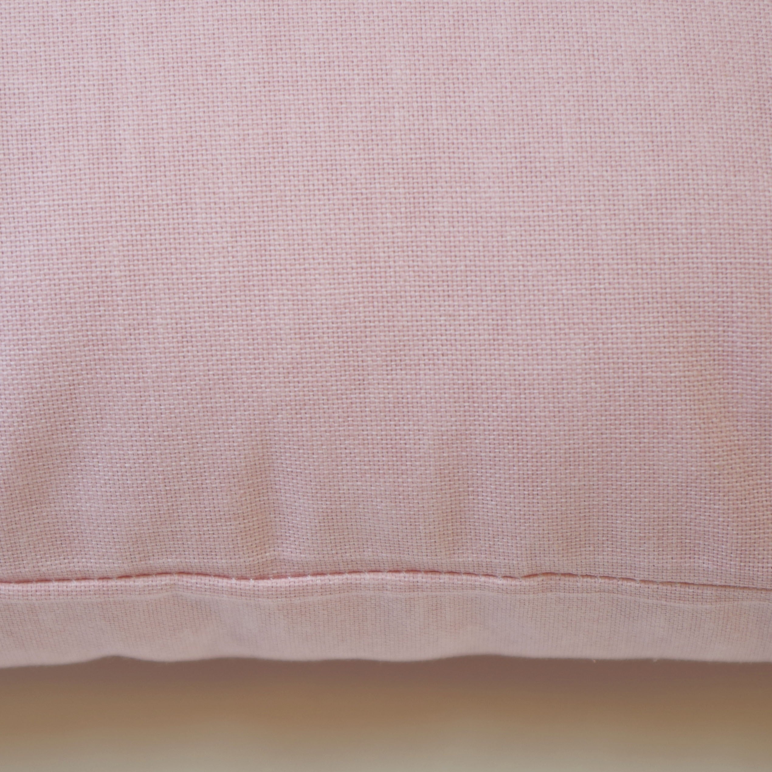 Funda de cojín 43x43 loneta lisa c/rose