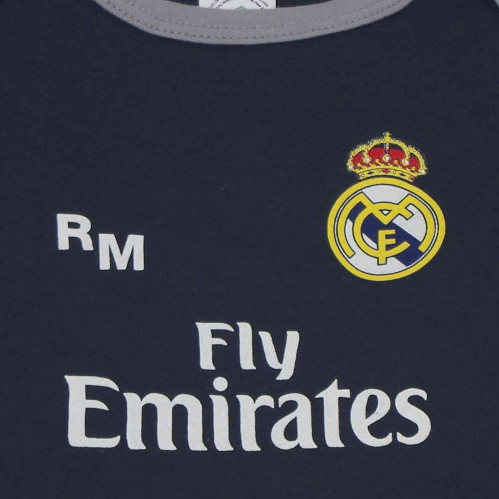 BODY BEBE REAL MADRID MARINO-GRIS