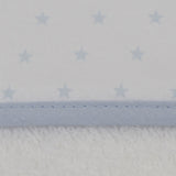Capa de banho com estrelas brancas/azuis