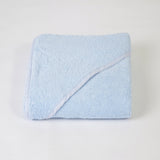 Capa de banho azul lisa