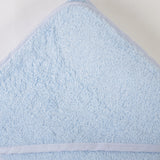 Capa de banho azul lisa
