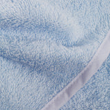 Capa de banho azul lisa