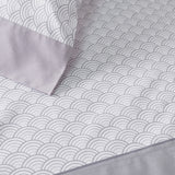 Conjunto de lençóis cinza Irene