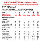 Pijama menino de verão do Real Madrid 21PF0062