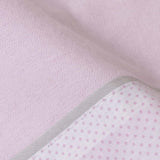 Conjunto de lençóis de flanela Moon Bear 386 branco/rosa