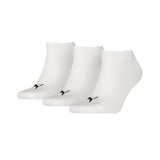 Meias tênis Puma lisas brancas 3 pares