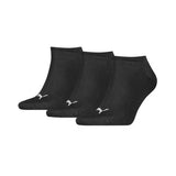 Meias tênis pretas lisas Puma 3 pares