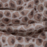 Cobertor sherpa com estampa animal bege