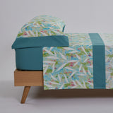 Conjunto de folhas de óleo