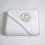 Capa de Banho Moon Bear 450 Branco/Cinza///