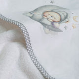 Capa de Banho Moon Bear 450 Branco/Cinza///