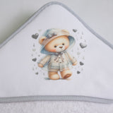 Capa de banho rain bear 449 branco/cinzento