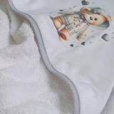 Capa de banho rain bear 449 branco/cinzento