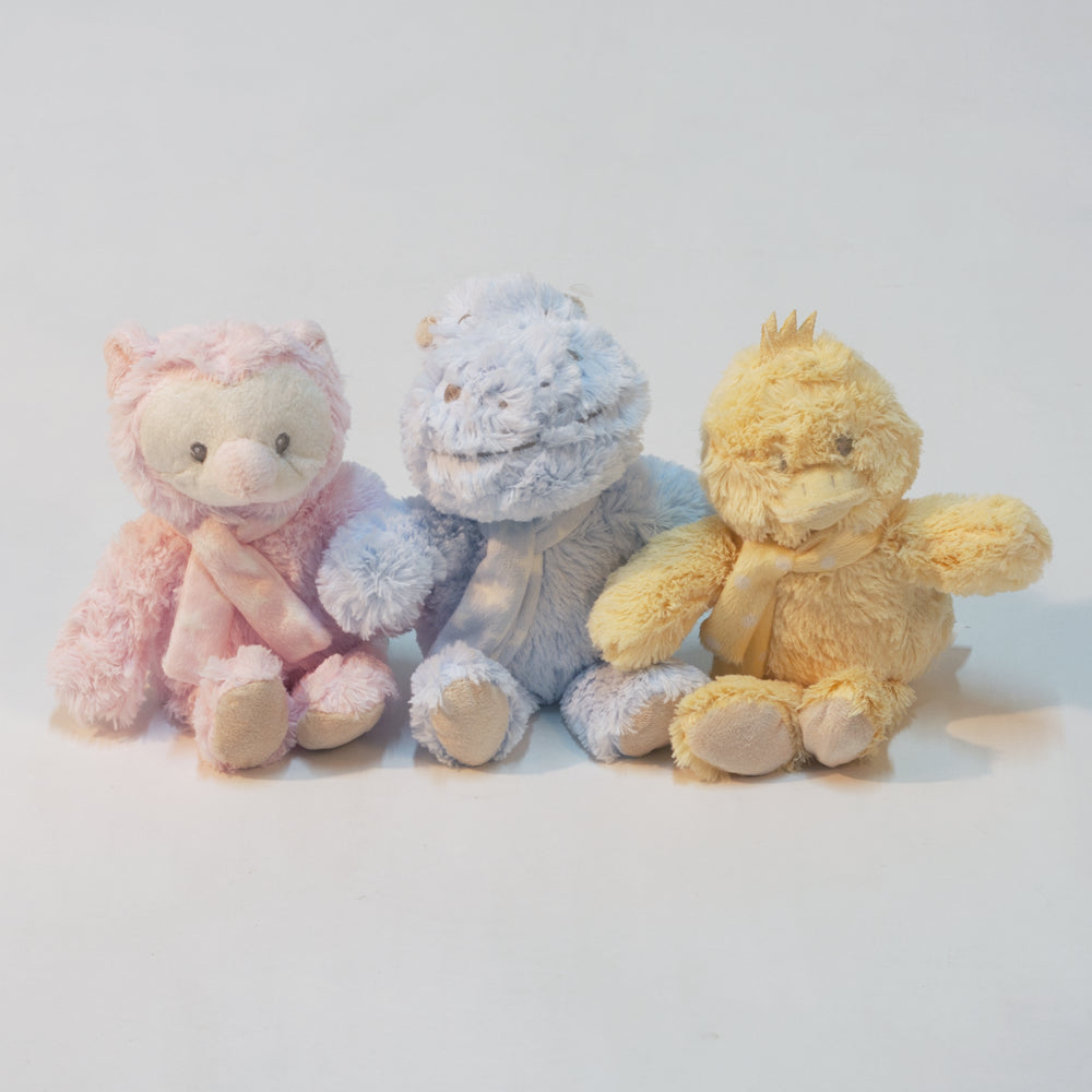 PELUCHES 3 UNIDADES MONO TIGRE LEOPARDO