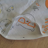 Lençol com elástico para rede Fox Nursery