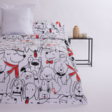 Capa de edredao dogs