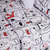 Capa de edredao dogs