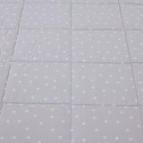Edredão de inverno bege com estampado de estrelas