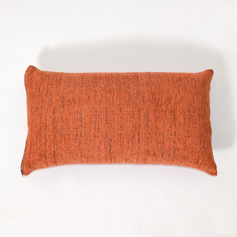 FUNDA DE COJÍN CHENILLA NARANJA