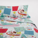 capa de edredão havaí