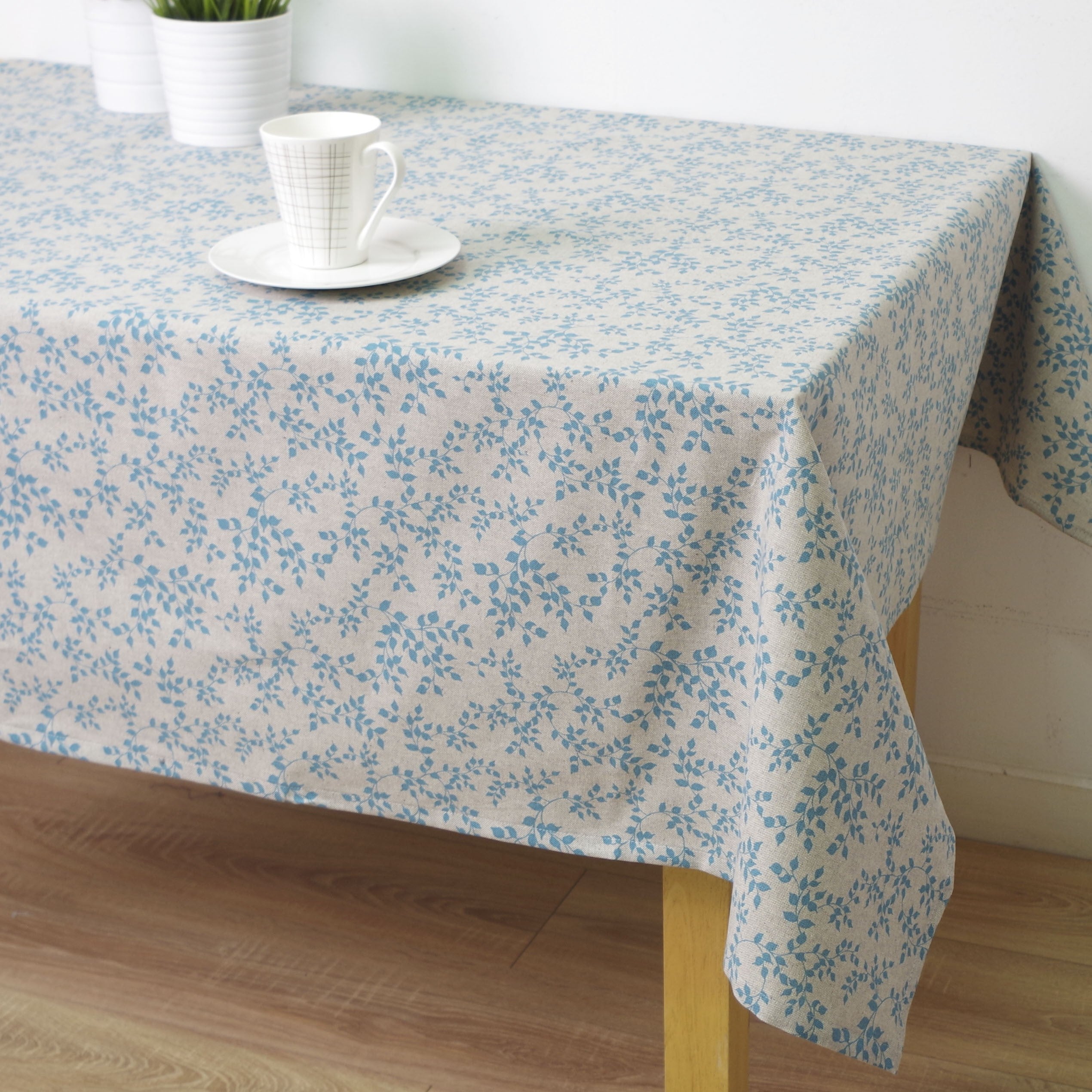 Mantel antimanchas eco polar azul