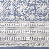 Foulard multiusos handmade flor azul 6