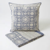 Foulard multiusos handmade flor azul 6