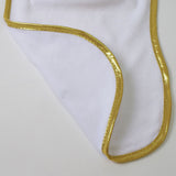 Babero rizo bordado burrito gris