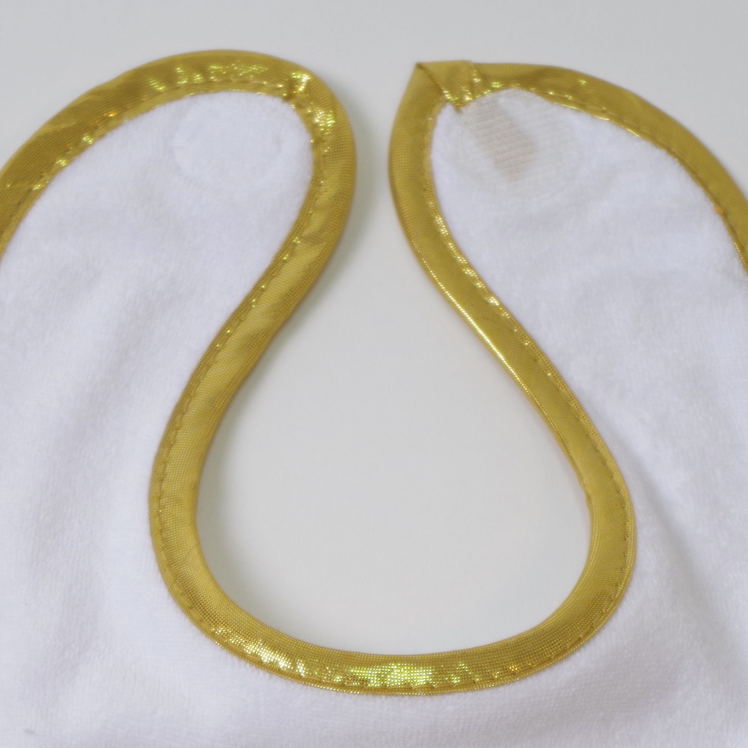 Babero rizo bordado burrito gris