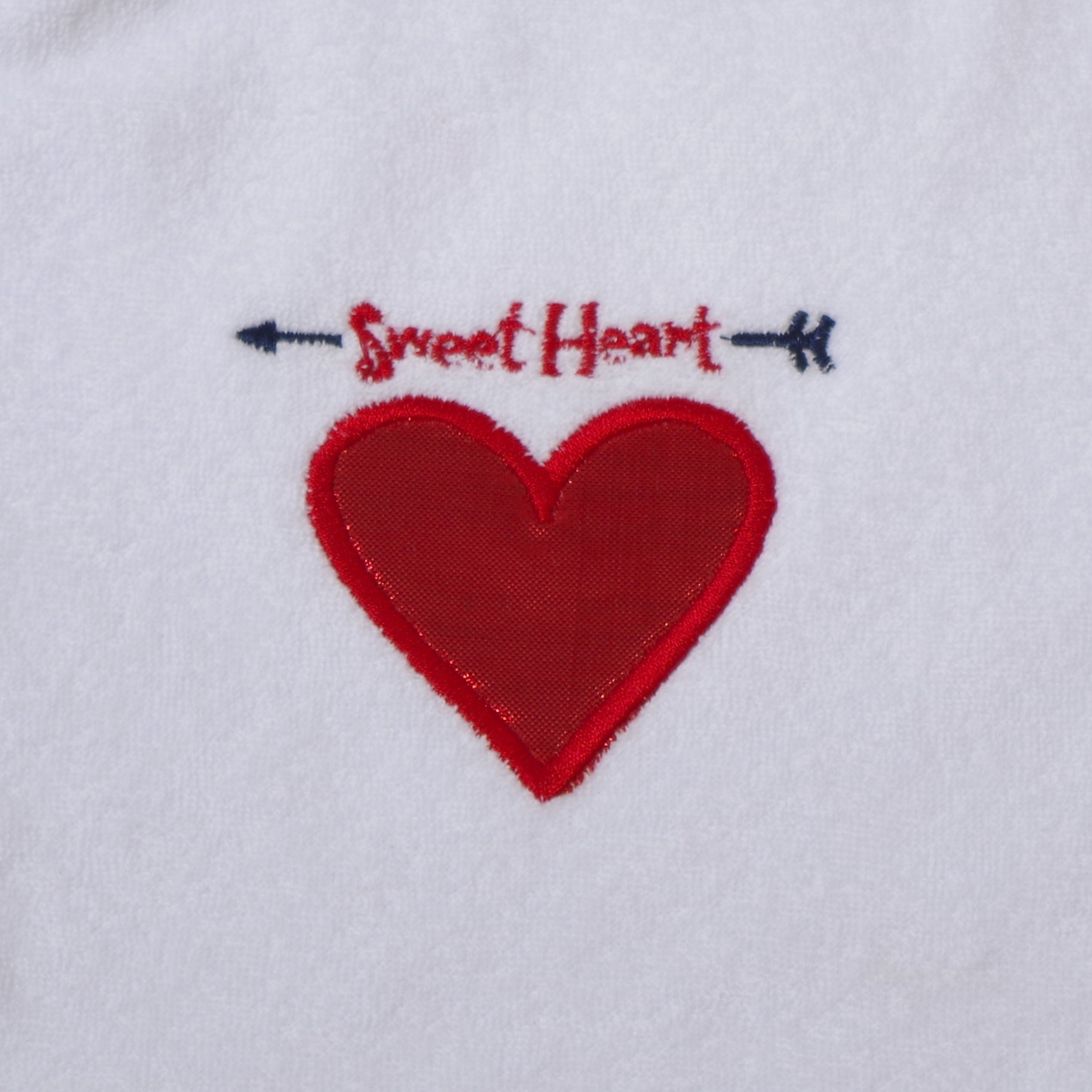 Babero rizo bordado burrito gris