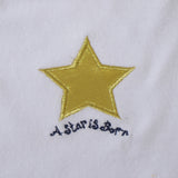 Babero rizo bordado burrito gris