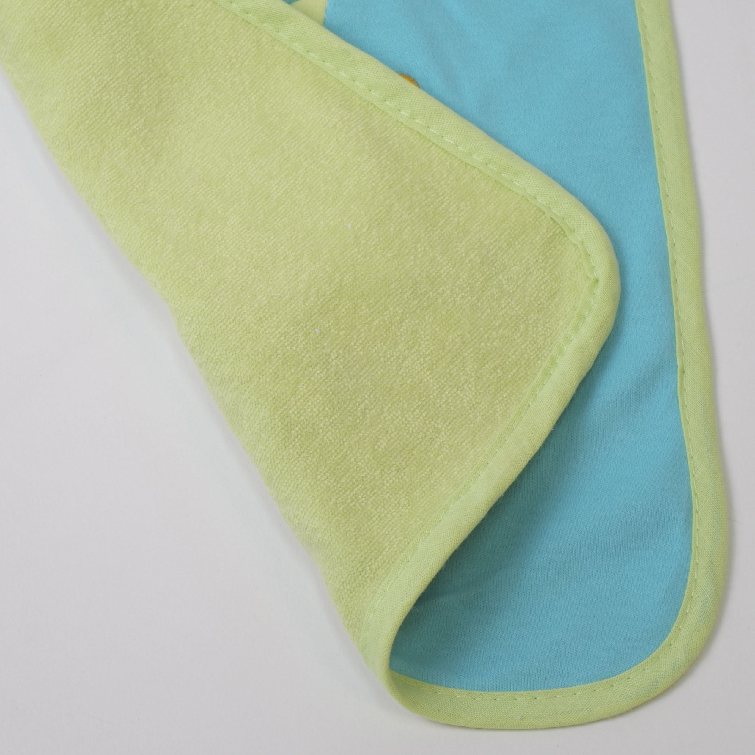 Babero rizo bordado burrito gris