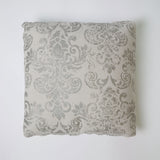 Funda de cojín 43x43 loneta estampada c/lino