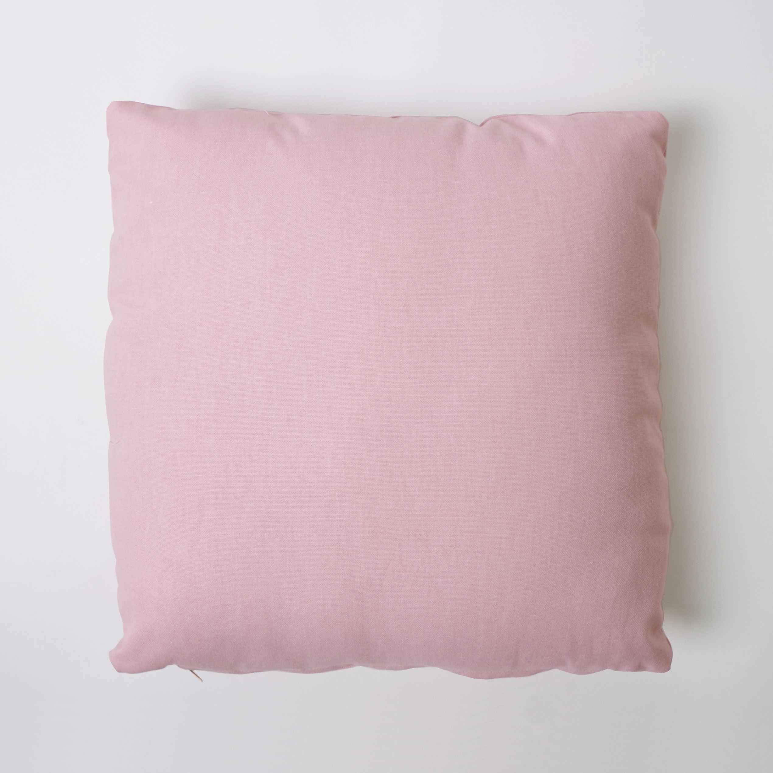 Funda de cojín 43x43 loneta lisa c/rose