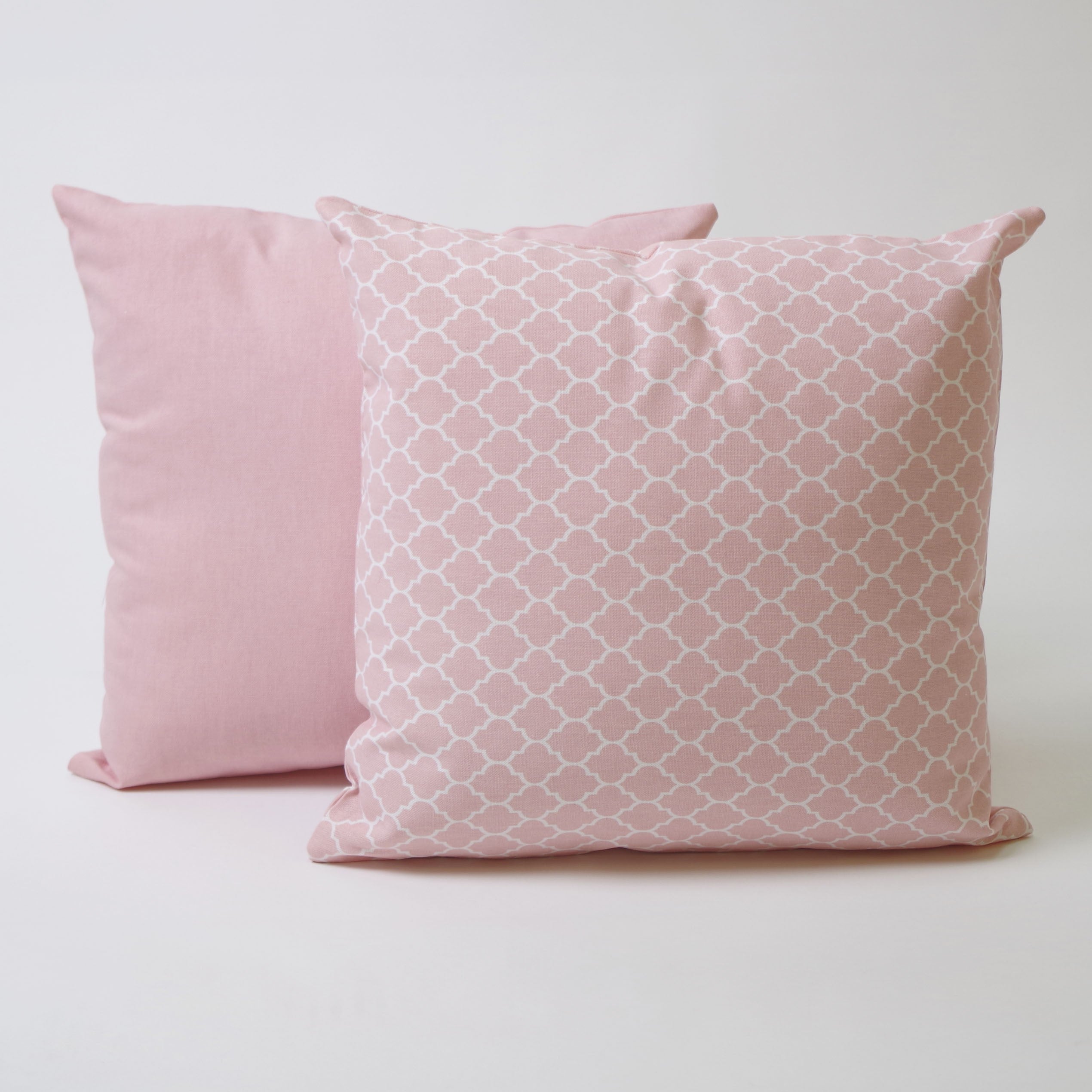 Funda de cojín 43x43 loneta lisa c/rose