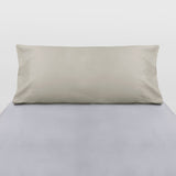 Funda almohada algodón beig