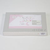 Conjunto de lençóis para berço Little Moon branco/rosa