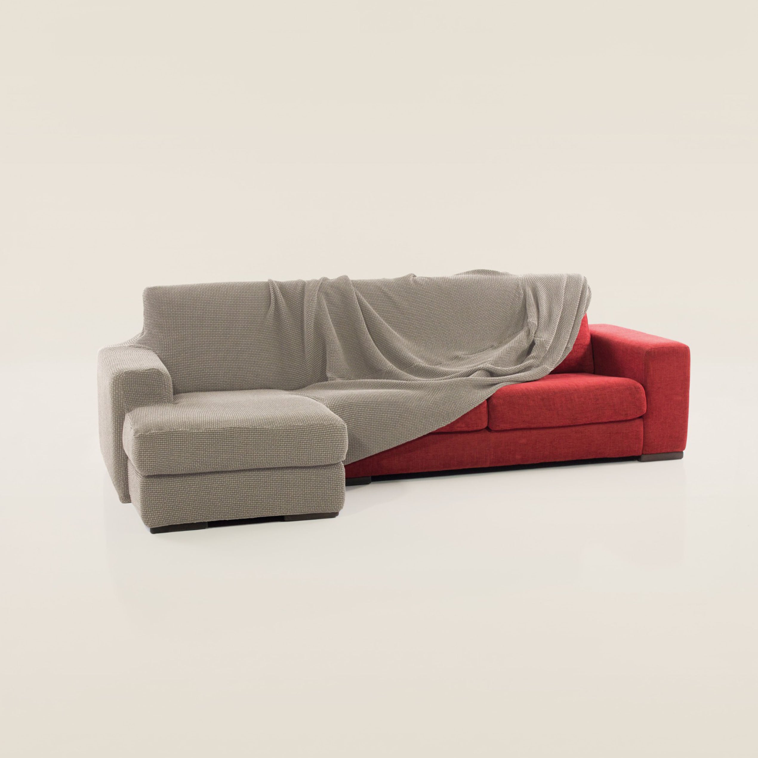 Capa para sofá chaise longue b/short glamour
