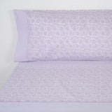Conjunto de lençóis lilás Astrid