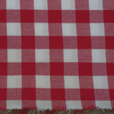 Tecido de toalha de mesa de guingão