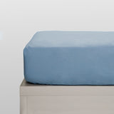 Lençóis de flanela azul