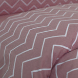 Capa de edredon de flanela Sienna zig zag