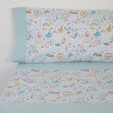 Conjunto de folhas de leão