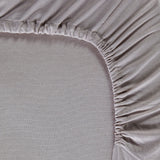 Conjunto de lençóis de algodão bege Serena