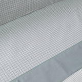 Conjunto de lençóis de algodão aqua junho