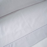 Conjunto de lençóis de algodão cinza junho